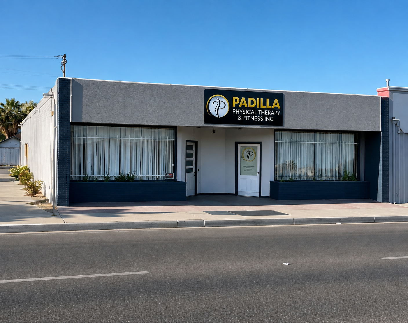 Padilla Physical Therapy and Fitness Inc. Bakersfield clinic exterior at 1514 California Ave