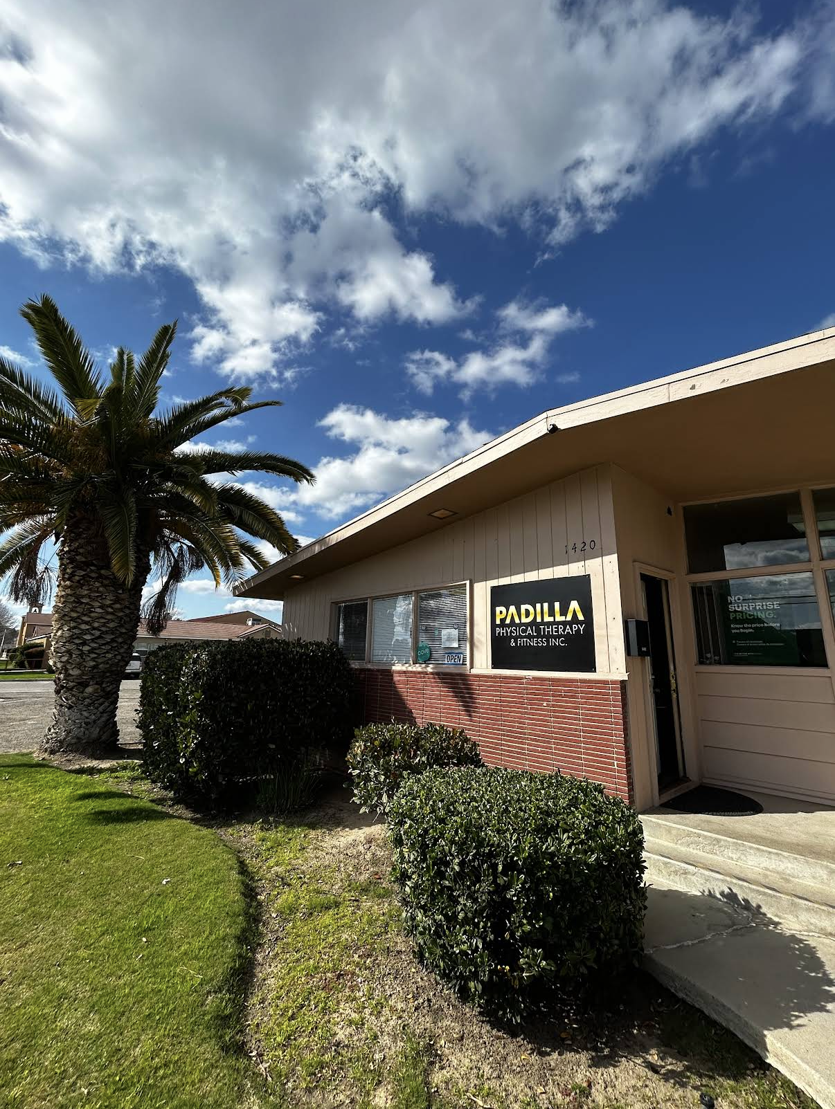 Padilla Physical Therapy and Fitness Inc. Wasco clinic exterior at 1420 7th Street